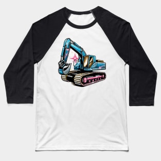 Excavator Baseball T-Shirt